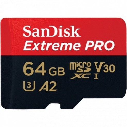 Tarjeta de Memoria ventas Sandisk Extreme Pro 64gb U3 A2 para 4K UHD